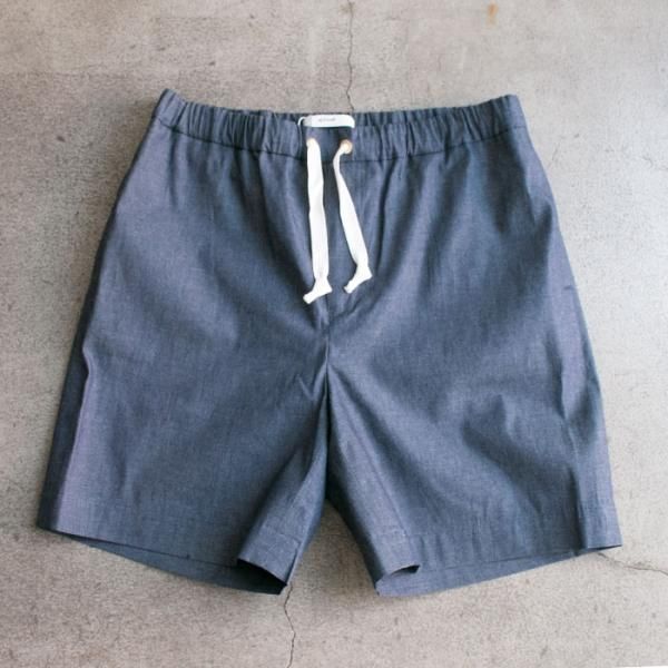 denim swim shorts