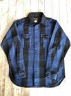 【WORKERS】 Flannel Outdoor Shirt, Blue Buffalo Check