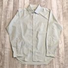 【WORKERS】 Modified Wide Spread Shirt American Sea Island Cotton Green OX