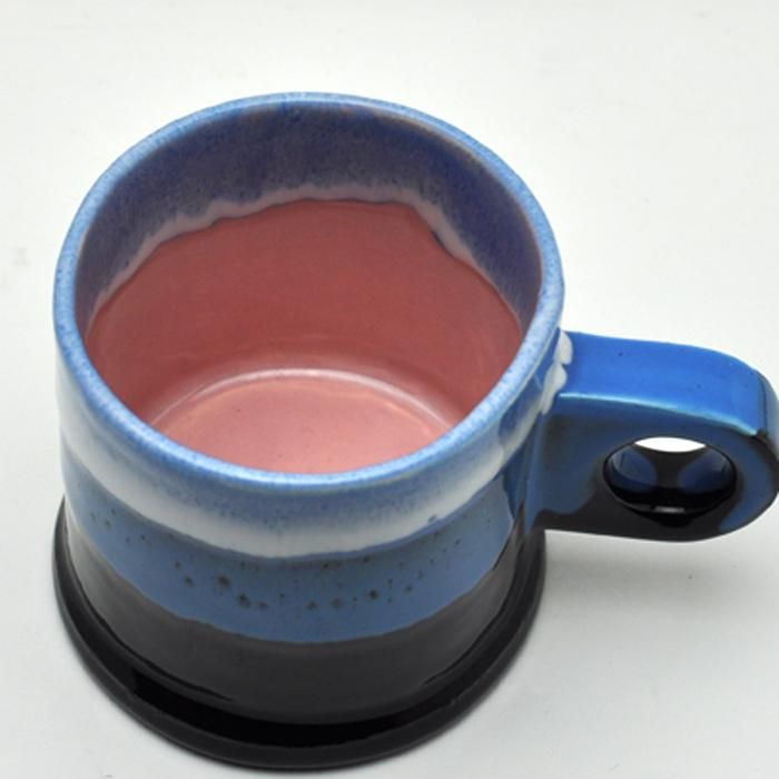 Echo Park Pottery Mug Blue x Black