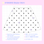 <img class='new_mark_img1' src='//img.shop-pro.jp/img/new/icons58.gif' style='border:none;display:inline;margin:0px;padding:0px;width:auto;' />019ASKS Skater Skirt