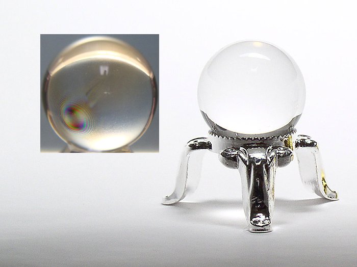 水晶球と水晶柱 1010gと1475g - 美術品/アンティーク