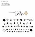 ネイルシール Sha-Nail Pro PLUS 写ネイルPro プラス PS-PBK Pop Stars (Black) / ポップスター (ブラック)