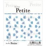 ネイルシール Sha-Nail Petite 写ネイル プチ PET-014 Water color Snowflakes (Blue) / ウォーターカラースノーフレーク (ブルー)