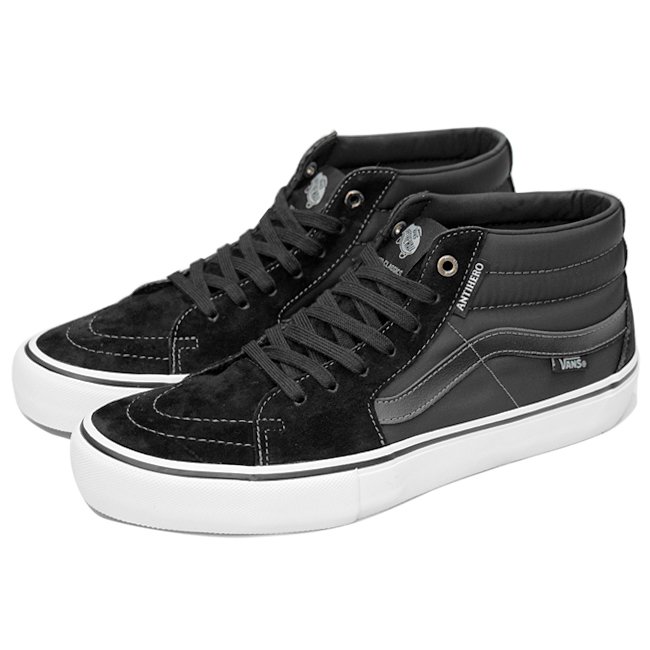 Vans Anti Hero Sk8 Mid Pro Army Grosso Black バンズ アンチヒーロー ヴァンズ スケートミッドプロ スニーカー Horrible S Project Sayhello Dime Mtl Hellrazor Quasi Theories Vans Skate 正規取扱い販売店 全国一律送料660円 10 000円 税抜