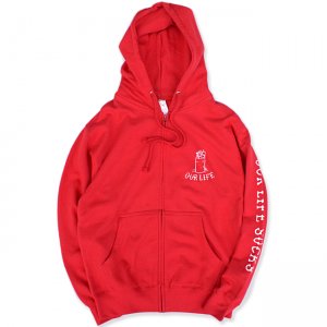 the lounge life zip hoodie