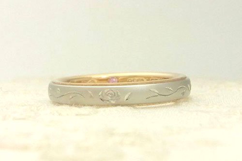 結婚指輪　プラチナ　K18ピンクゴールド　11万円台