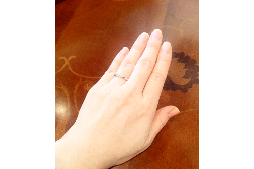 結婚指輪　プルーヴF　K10ピンクゴールド　3万円台