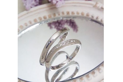 プルーヴC K10ホワイトゴールド　２～３万円台　結婚指輪　Ｐｒｅｕｖｅ（プルーヴ）