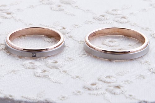 結婚指輪　7万円台　プラチナ585　K10