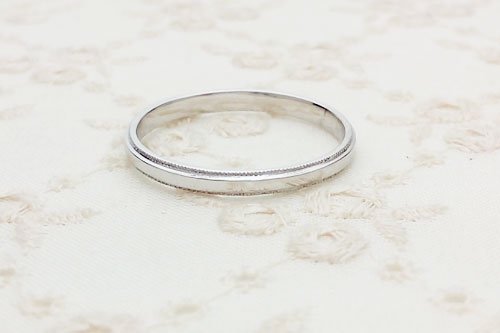 結婚指輪　リアン　K10ホワイトゴールド　5万円台