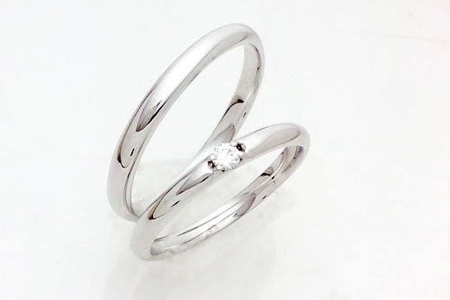 結婚指輪　リアン　K10ホワイトゴールド　２万円台　