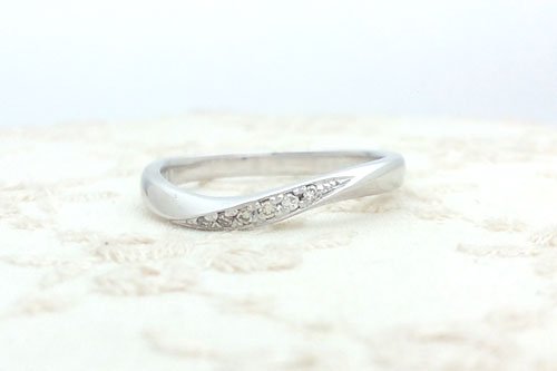プルーヴA K10ホワイトゴールド ２万円台　結婚指輪