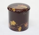 吹寄花篭寸切茶器 道場宗廣作