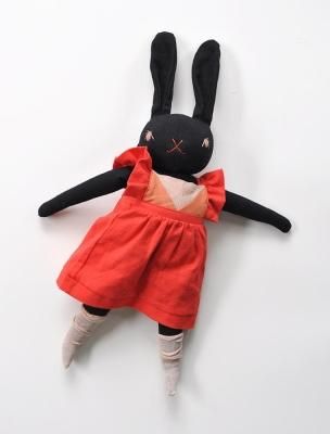 polka dot club large black rabbit olivia mariet when mom is