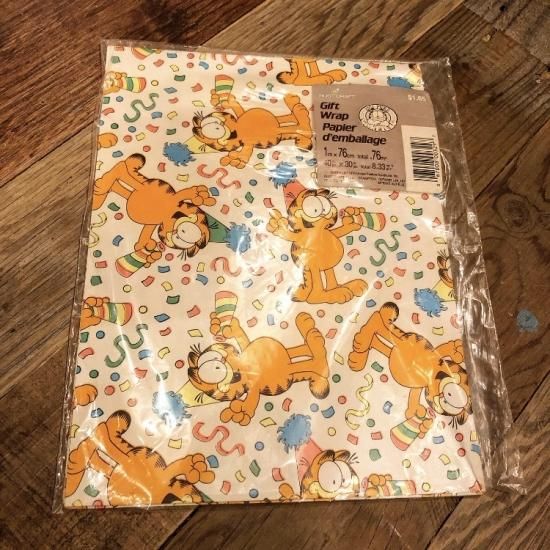 Garfield Gift Wrap Paper ガーフィールド Toys Junks Hakidame