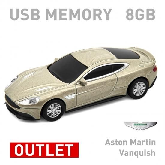 Aston Martin Vanquish ゴールド 8gb Usbメモリー オートドライブ