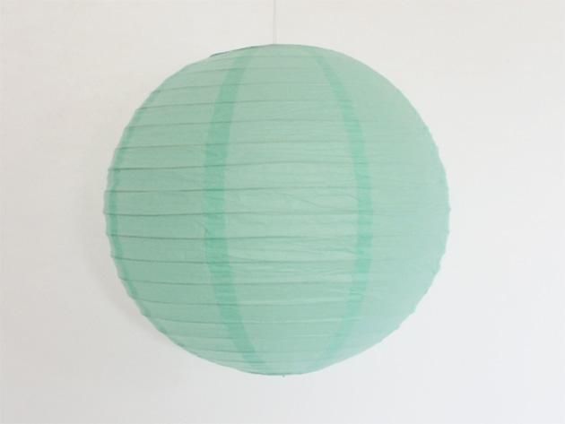 ペーパーランタン 30.5cm アクアグリーン