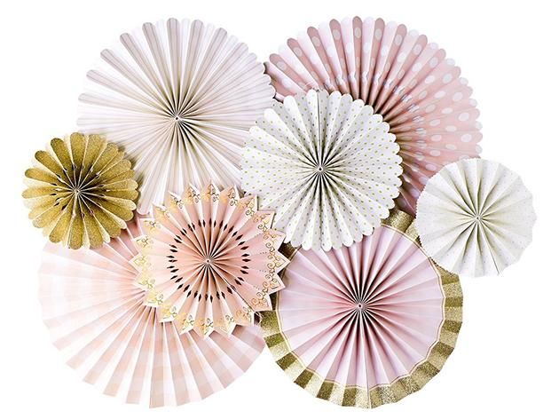 ペーパーファンセット プリンセスピンク 8セット - My Minds Eye