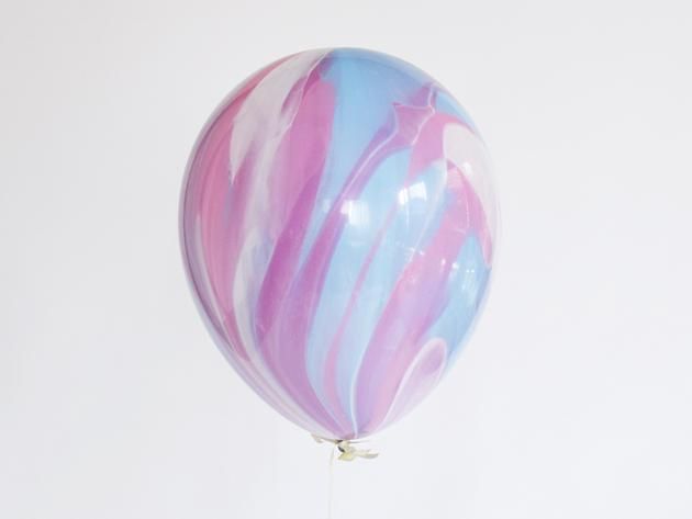 バルーン ライラックマーブル 11'R(23〜28cm)5枚入-Qualatex