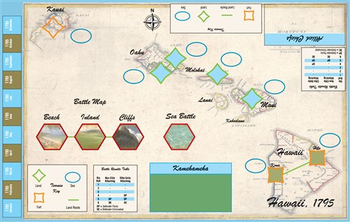 ハワイ1795 Hawaii 1795 歴史ボードゲーム専門通販ショップ 小さなウォーゲーム屋