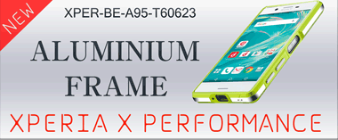 XPERIA X PERFORMANCE アルミバンパーケースXPER-BE-A95-T60623