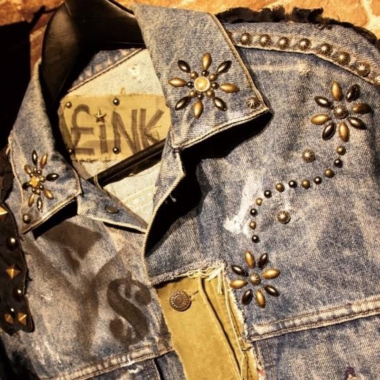 iNK Studs Custom Denim Jacket