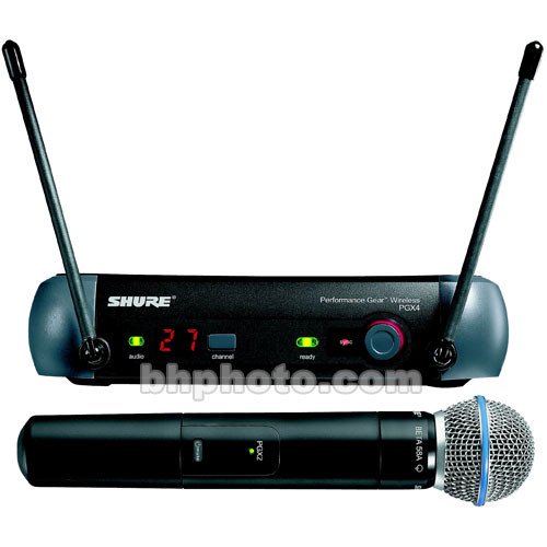 シュアー Shure PGX Series Wireless Microphone System - Includes: PGX4 Receiver  and PX2 Handheld - プロジェクターの通販専門店