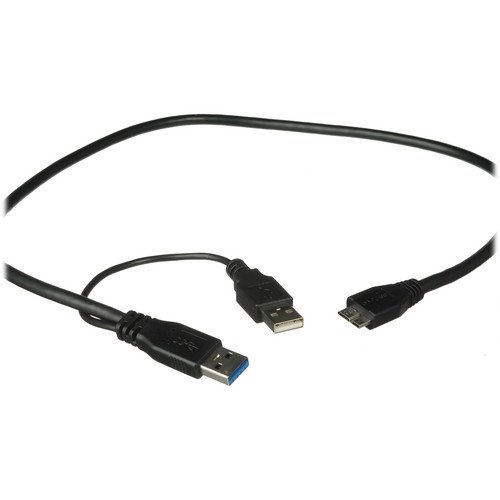 USB 3.0-Y Cable - Micro B 2 x USB A - プロジェクターの通販専門店