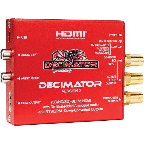 DECIMATOR 3G/HD/SD-SDI to HDMI Converter with NTSC/PAL Downscaler プロジェクターの通販専門店