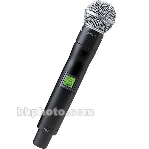 シュアー Shure UR2 Handheld Wireless Microphone Transmitter with BETA SM58  Capsule (H4: 518-578 MHz) - プロジェクターの通販専門店