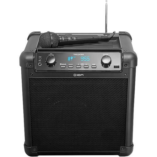 ION Tailgater Bluetoothスピーカーシステム　動作ok Ion Audio Tailgater Bluetooth Speakers with Mic, Black : Ion