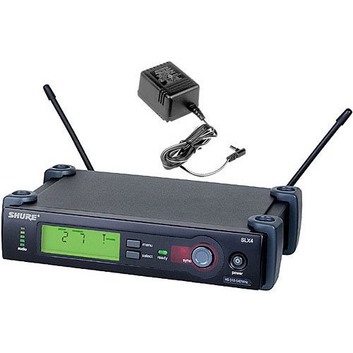 シュアー Shure SLX4 Wireless Receiver with Antennas and Power Supply (G4:  470-494MHz) - プロジェクターの通販専門店