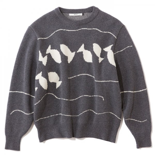 efiLevol(エフィレボル) / Fish Pattern Knitted Pullover（フィッシュ