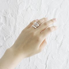 SASAI<br /> Muck ring in Silver