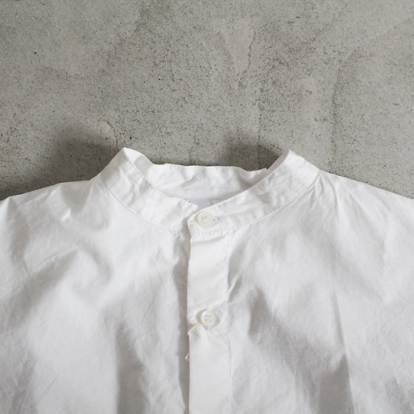 YARMO ヤーモ / Band Collar Shirt バンドカラーシャツ