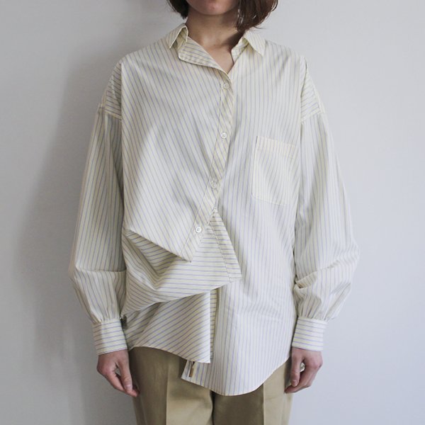 EFILEVOL エフィレボル / Striped Little Russell Shirt ストライプ