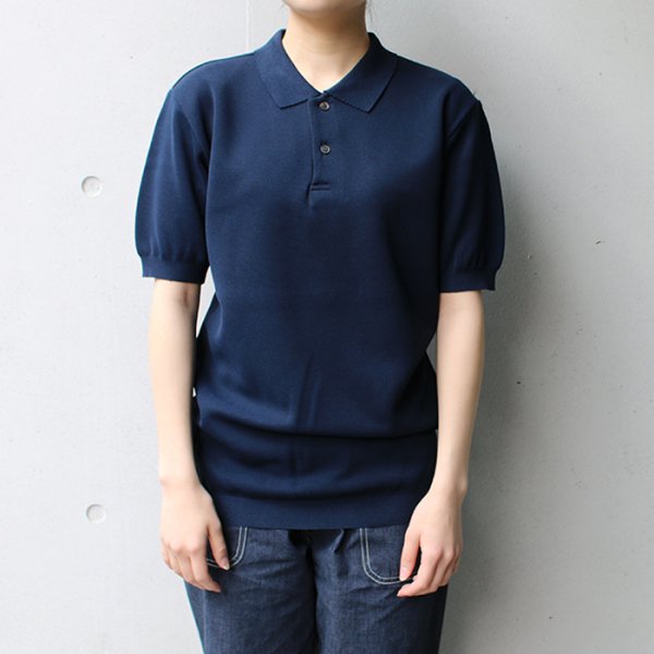 THE NERDYS ザ ナーディーズ / POLO knit shirt ポロニットシャツ