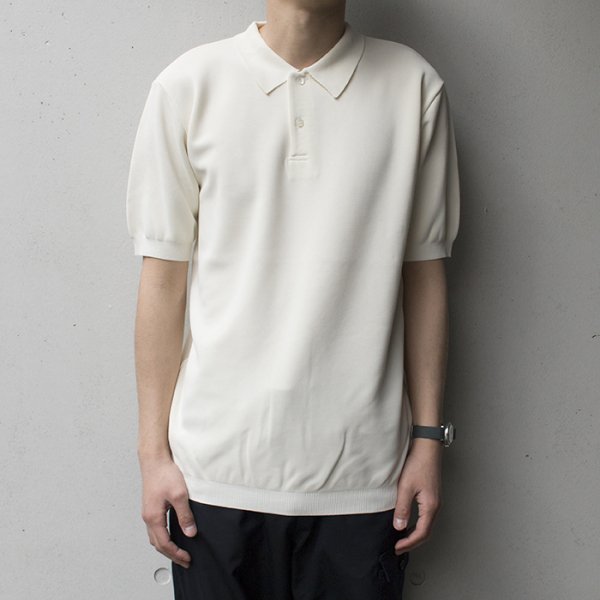 THE NERDYS ザ ナーディーズ / POLO knit shirt ポロニットシャツ