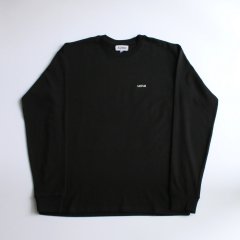 ADISH / LOGO LONG SLEEVE WITH PRINT AND FLOWER EMBROIDERY- BLACK