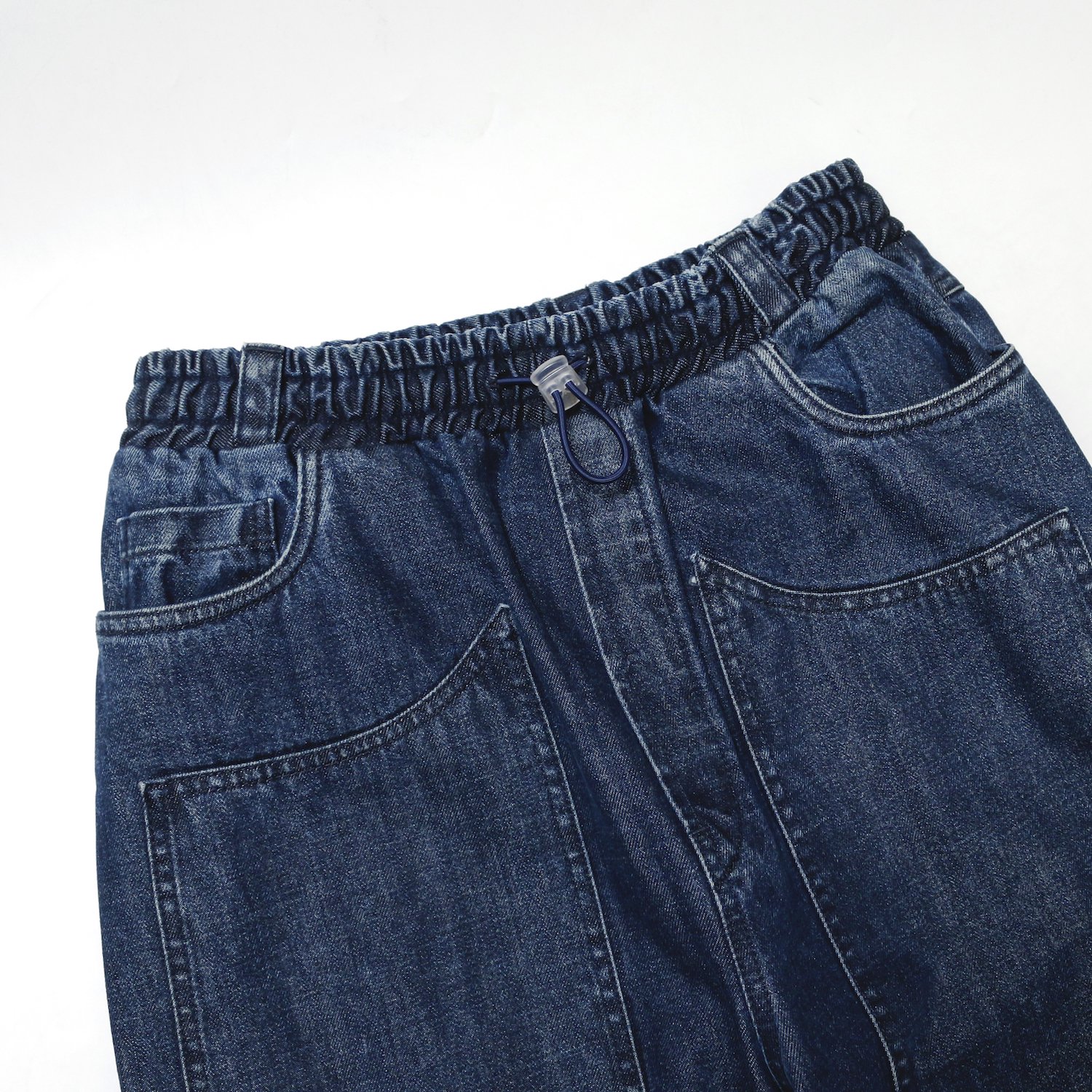 SUNNEI スンネイ / WOVEN PANT FIT LOOSE ELASTIC PANTS W PATC ...