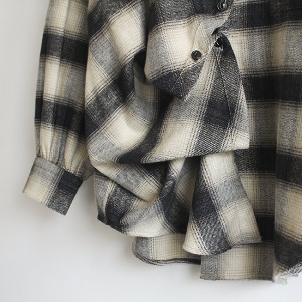 EFILEVOL エフィレボル / Flannel Little Russell Shirt フランネル