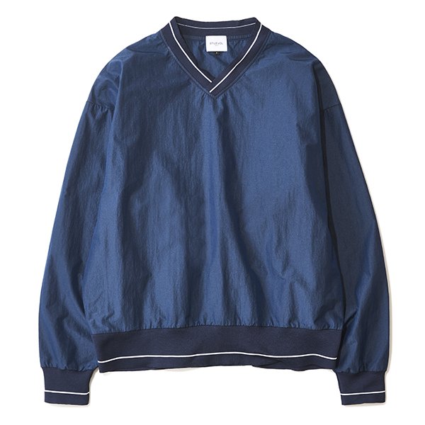 EFILEVOL エフィレボル V-Neck Nylon Pullover Vネックナイロンプル