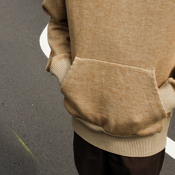 THE NERDYS ザナーディーズ / HARD cotton knit parka ハードコットン