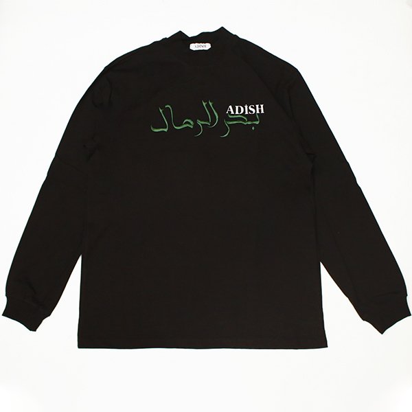 ADISHアディッシュ / Long Sleeve Turtleneck Arabic T-Shirt ...