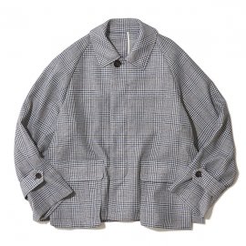 THE NERDYS / CHECK SHORT coat