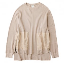 THE NERDYS  ʡǥ / STRETCH Waffle Pocket L/S  -SENSE OF UNITY-