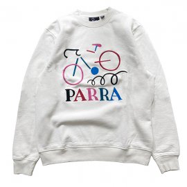 Parra ѥ / broken bike crew neck sweatshirt