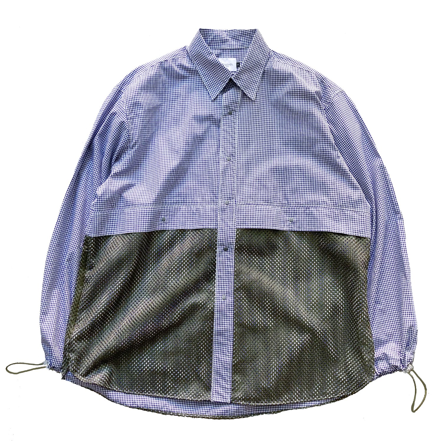 EFILEVOL エフィレボル / Gingham Checked NO Bag Shirt | EFILEVOL