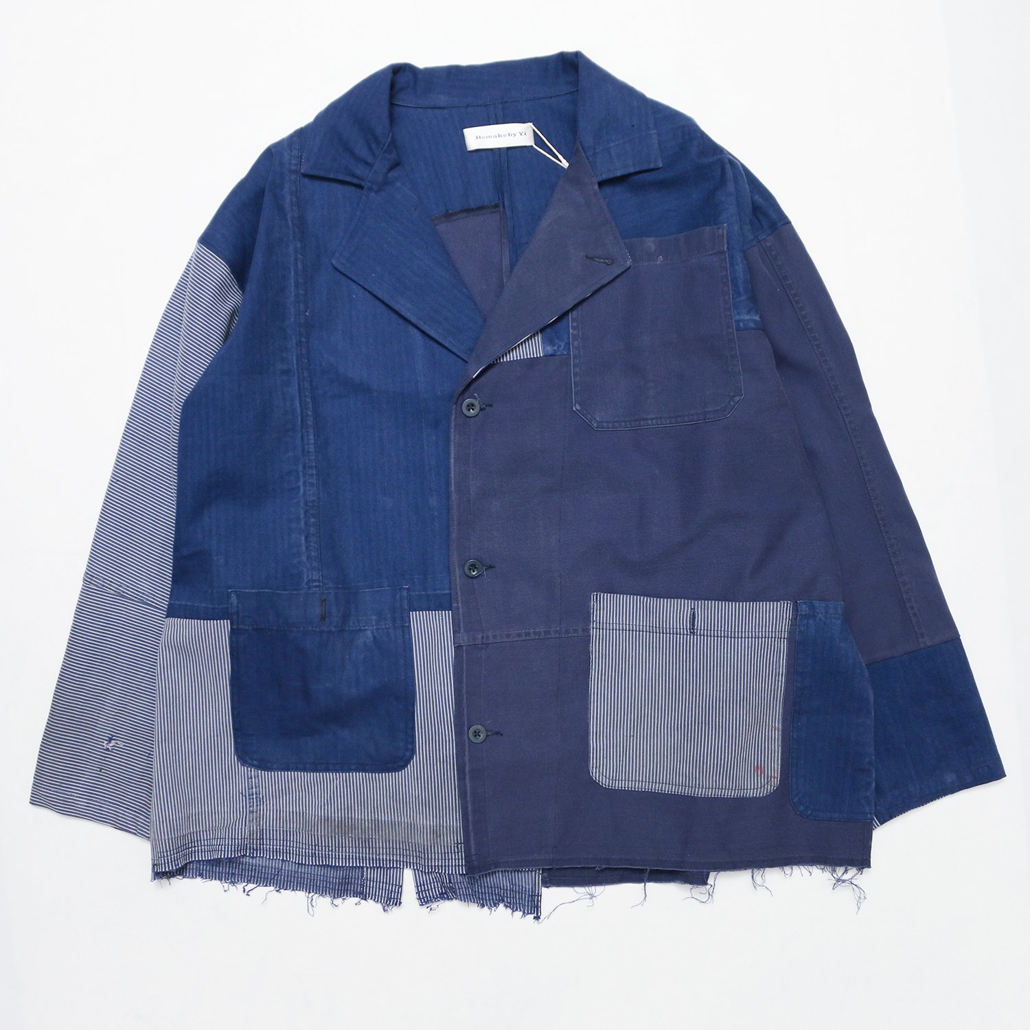 <img class='new_mark_img1' src='https://img.shop-pro.jp/img/new/icons20.gif' style='border:none;display:inline;margin:0px;padding:0px;width:auto;' />Remake by Yi / Blazer Jacket (Vintage workwear)